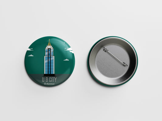 UB City Bengaluru Badge Magnet