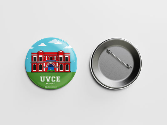 UVCE Button Badge Magnet